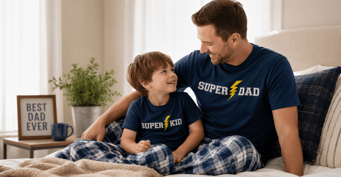 Best Dad Gift! Daddy & Me Matching Pajamas for Father's Day or Any Day!