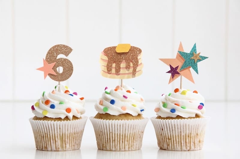 Pancake Cupcake Toppers