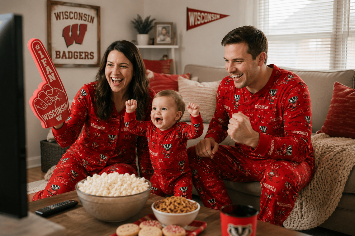 Mommy, Daddy & Me Matching Sports Team Pajamas