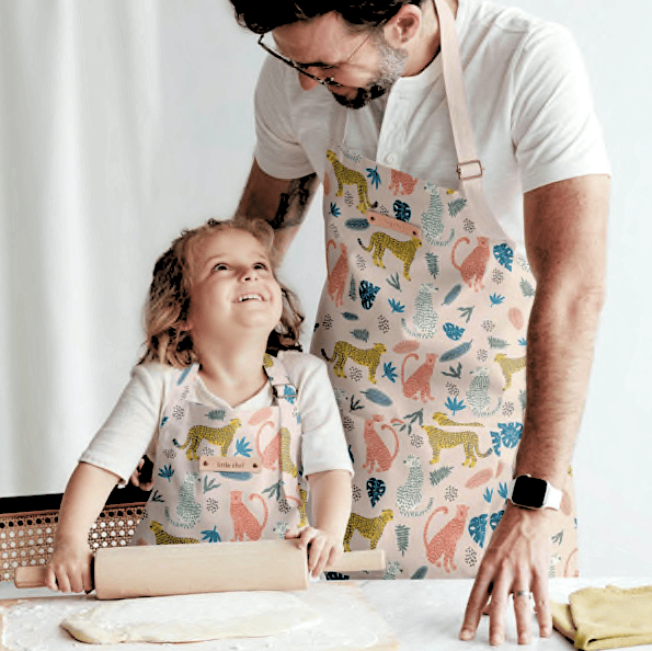 Kitchen Fun with Matching Aprons