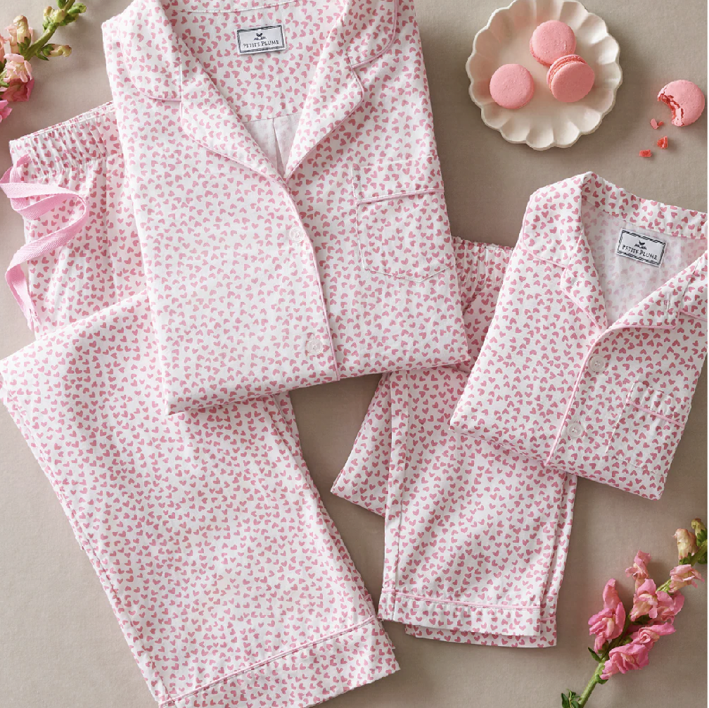 Mommy and Me Matching Sweethearts Pajamas