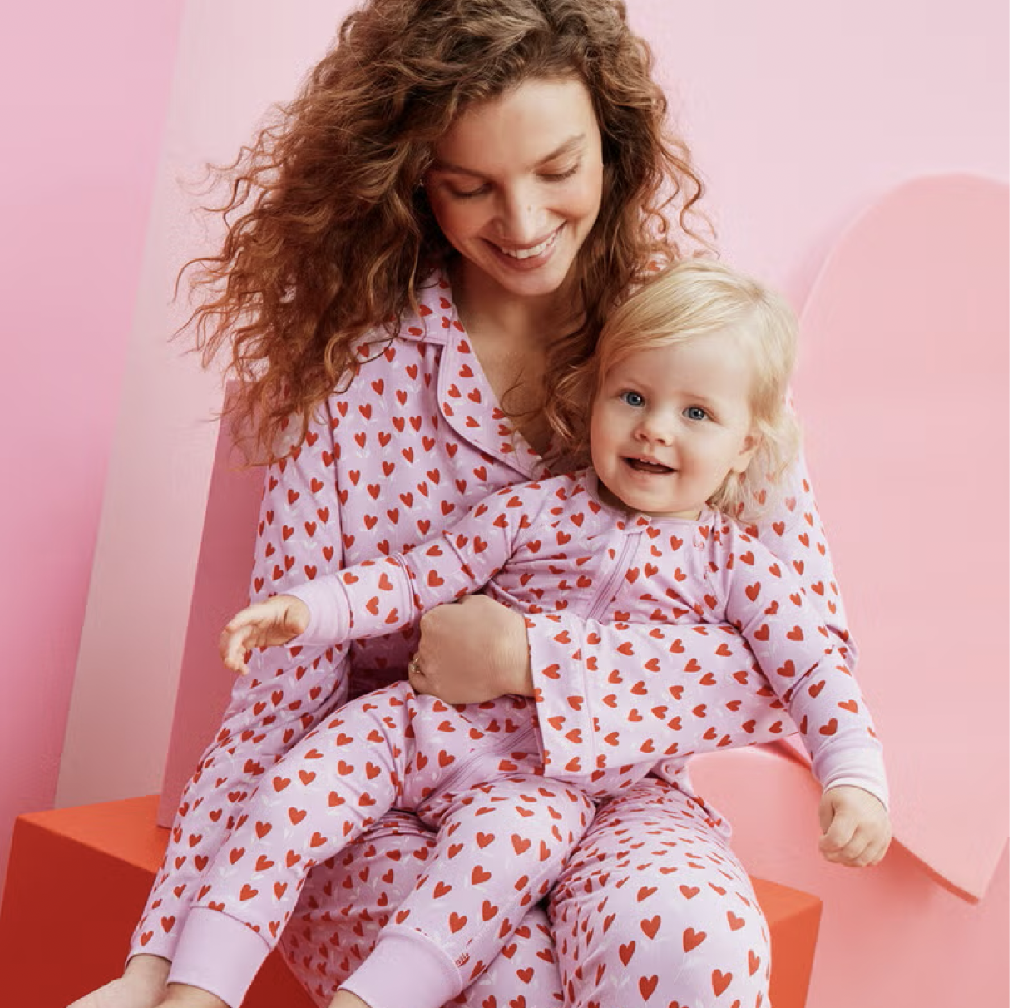Sweetheart Garden Mommy & Me Pajamas