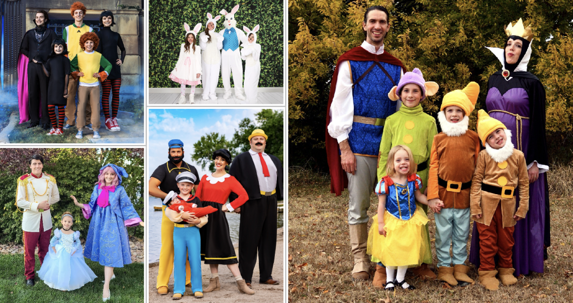 Awkward Family Matching Halloween Costume Photos