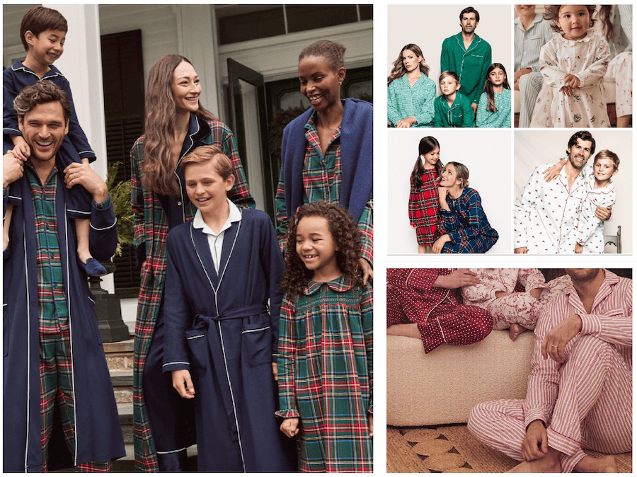 Elegant and Timeless Petite Plume FamilyMatching Christmas Pajamas
