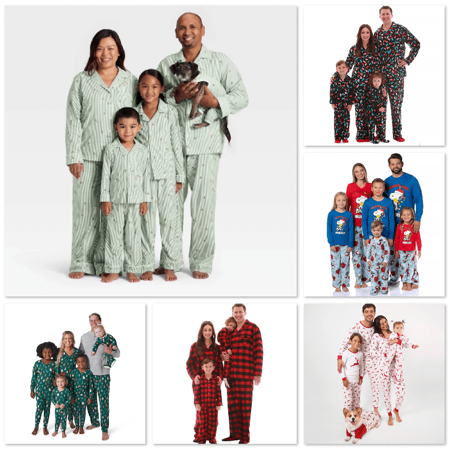 Family Matching Christmas Prints on Target