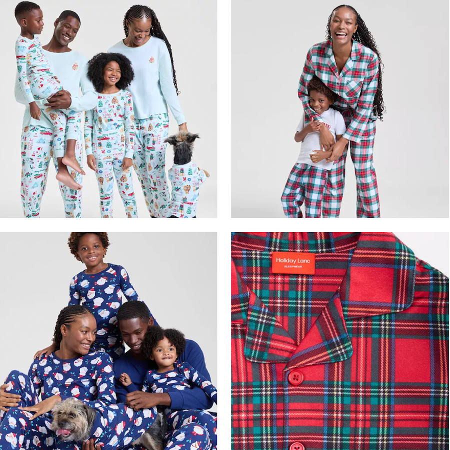 Macy's New Exclusive Family Matching Christmas Pajamas