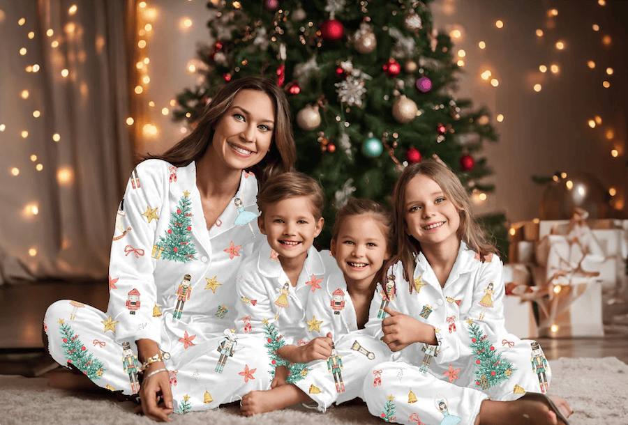 Mommy and Me Matching Nutcracker Christmas Pajamas