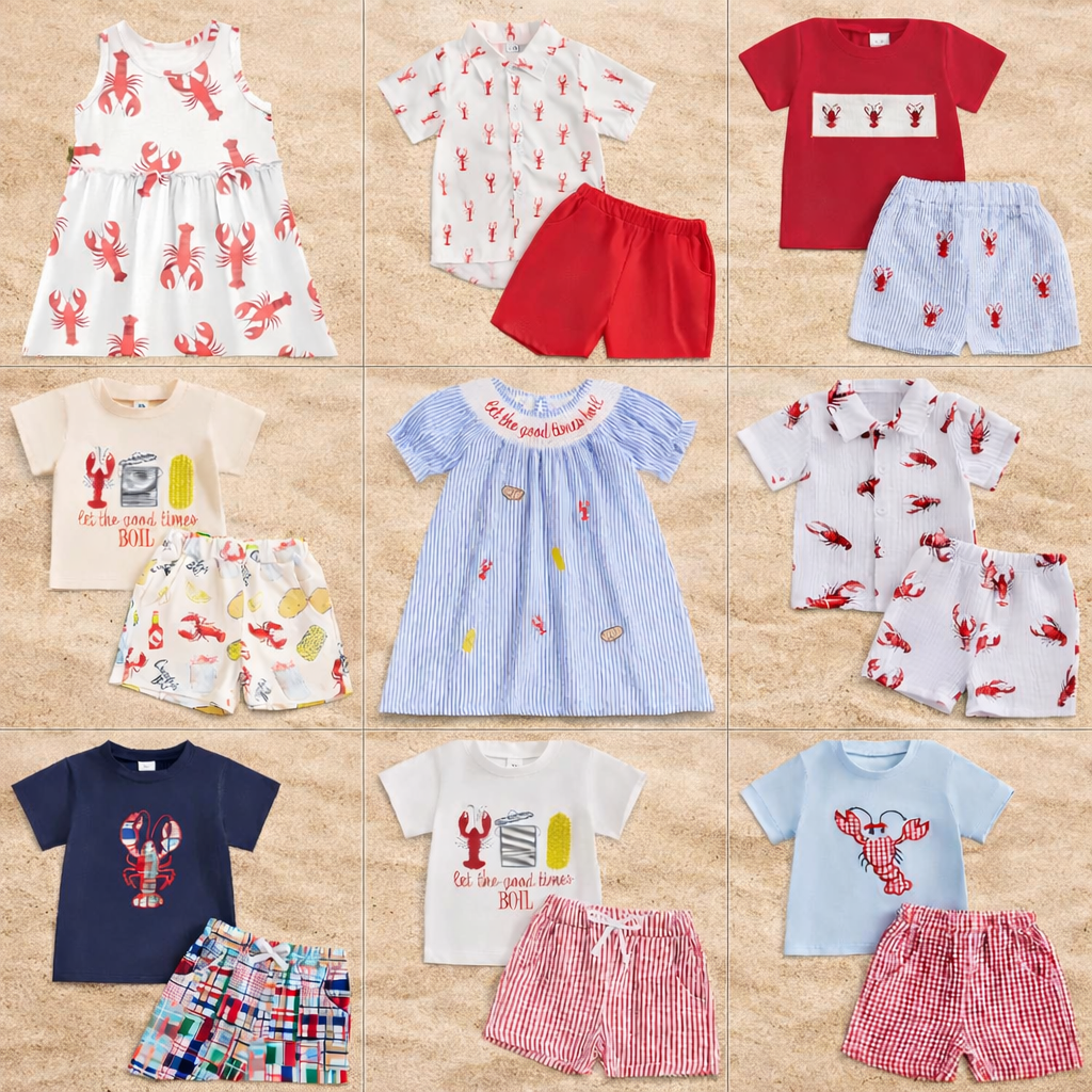 Kids Lobster Bake Outfits