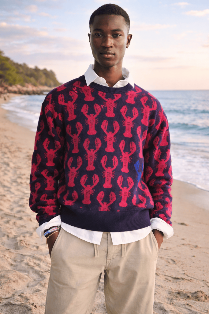 Lobster Crew Mens Sweater