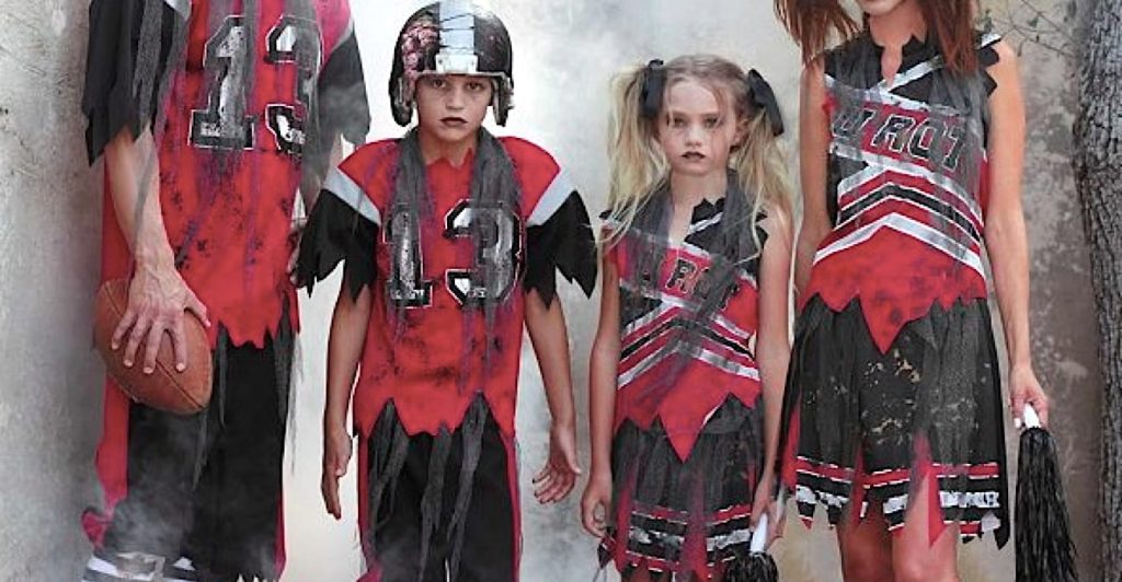 Zombie Football Halloween Costumes