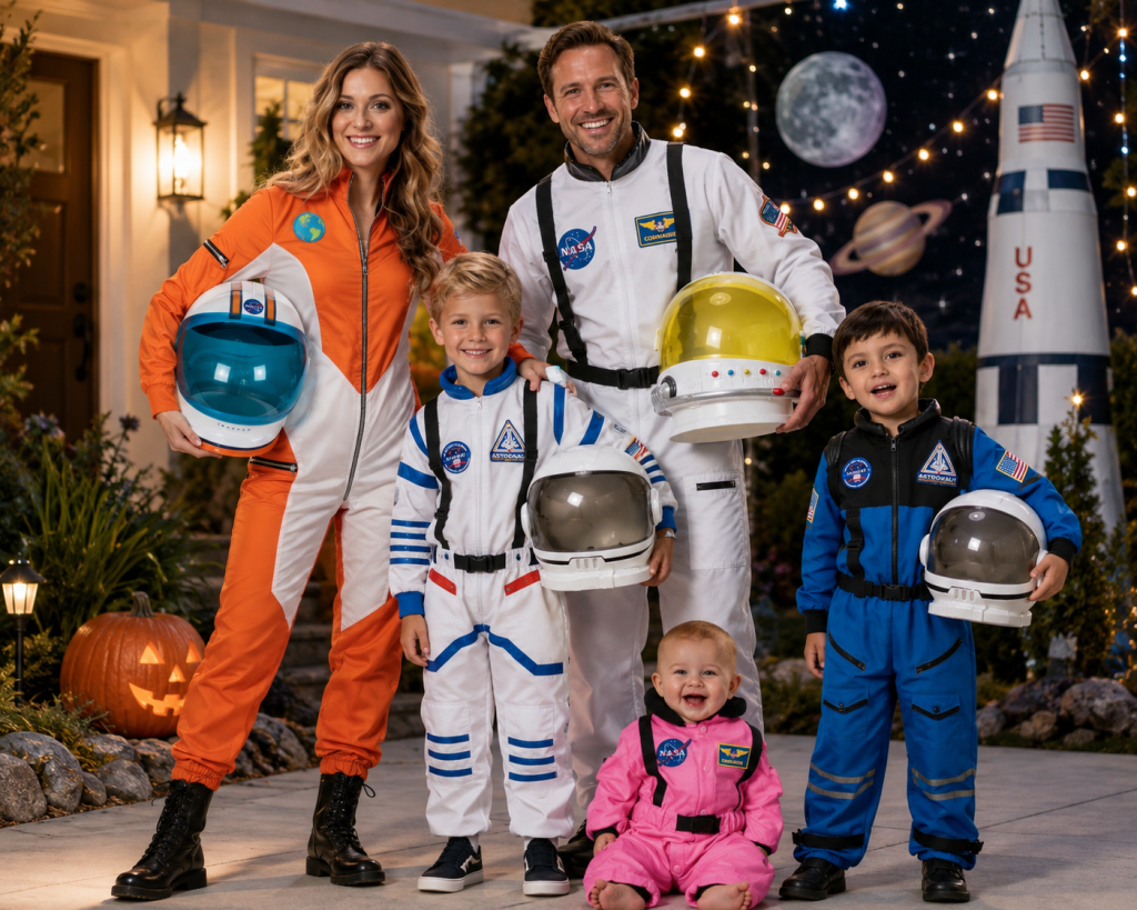 Family Astronaut Costumes