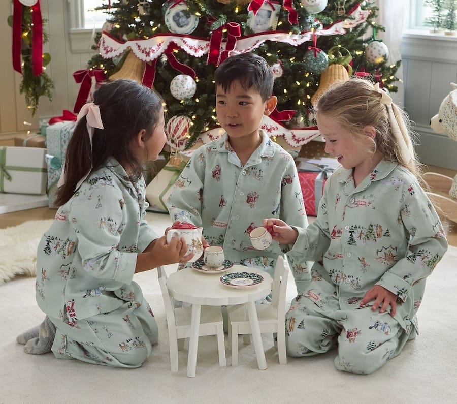 Family Matching Riley Sheehey Christmas Scenes Pajamas