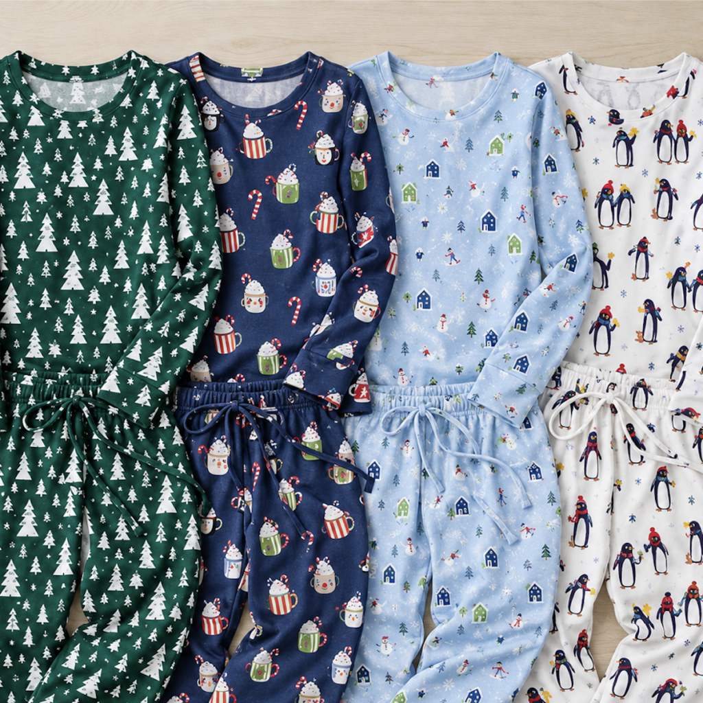The Company Store Family Matching Peruvian Cotton Christmas Pajamas