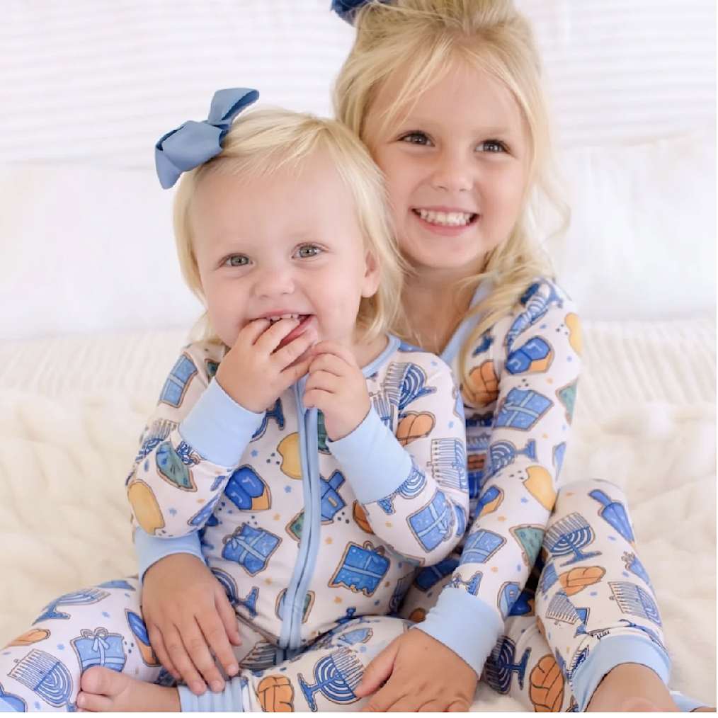 Eight Sweet Nights Bamboo Hanukkah Pajamas