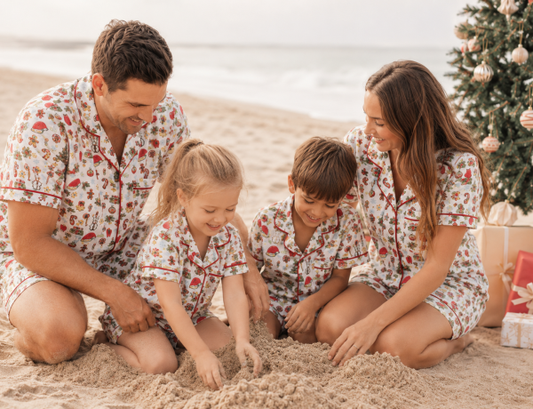 Summer Christmas Matching Family Pajamas