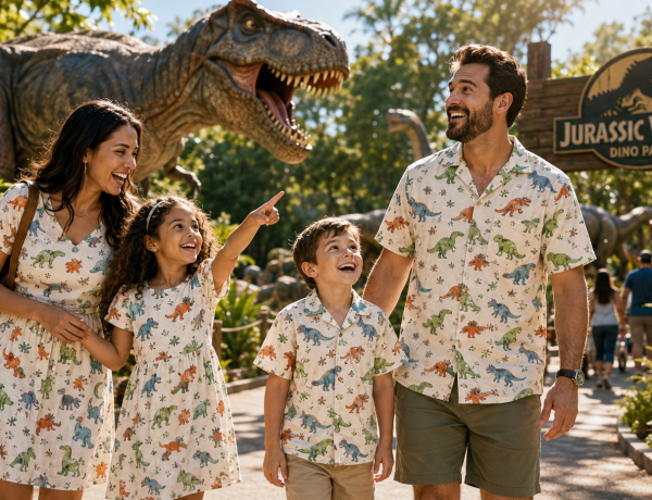 Mom Dad and Me Love Dinosaurs