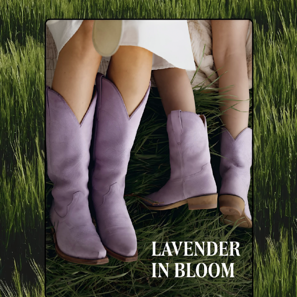 Mother Daughter Matching Lavender Riding Boots