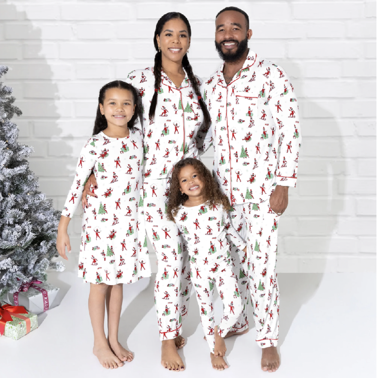 Family Matching Elf on the Shelf Bamboo Christmas Pajamas