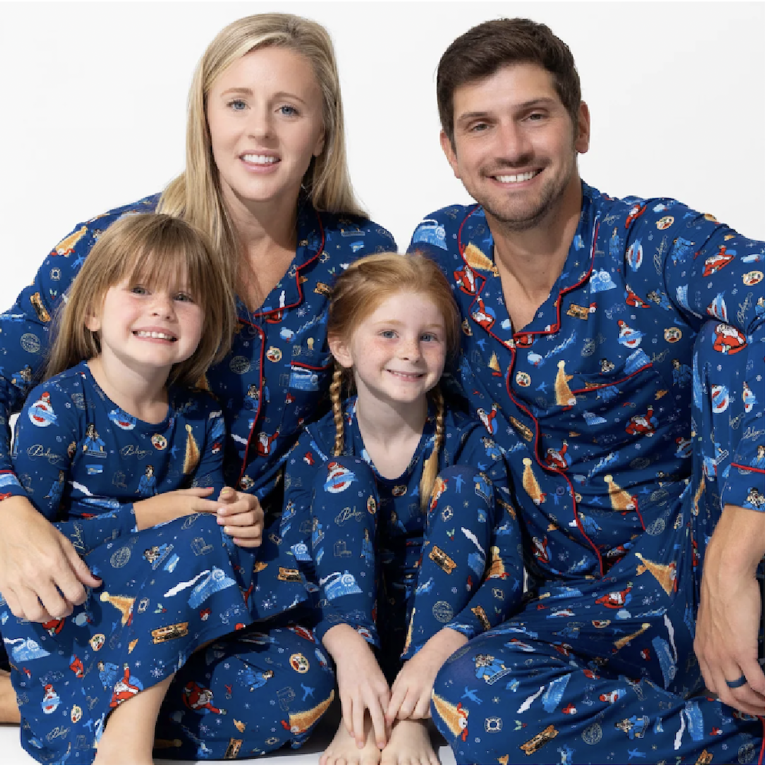 Family Matching Polar Express Bamboo Christmas Pajamas