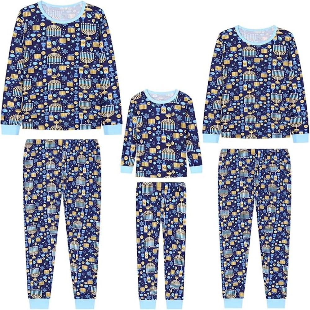 Family Matching Hanukkah Icons Pajamas